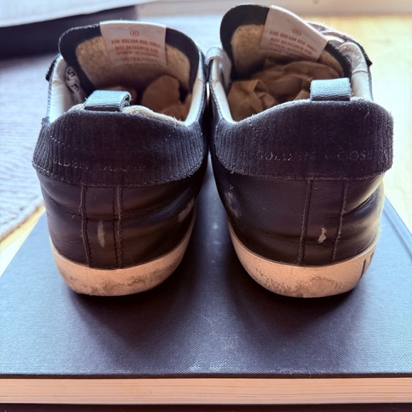 Golden Goose Super Star Distressed leather Sneakers | Size 8 or IT 38 - Picture 3 of 5